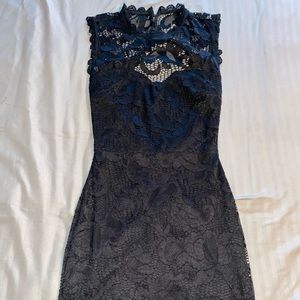 Size S Fitted Black Dress